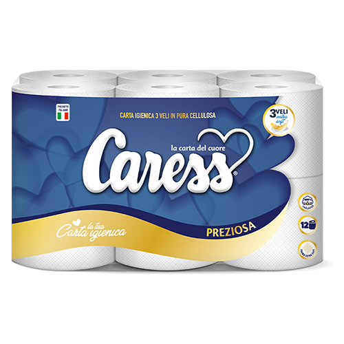 CARESS CARTA PREZ.IGIENICA X 12 PZ 12